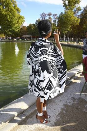 Janelle Monae CELEBRITES : Modenschau Valentino - Pret a Porter Printemps Ete 2016 - 06 10 2015 GwendolineLeGoffx 
