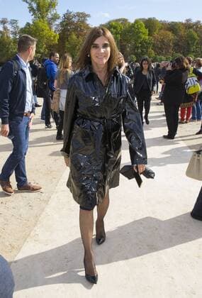 Carine Roitfeld CELEBRITES : Modenschau Valentino - Pret a Porter Printemps Ete 2016 - 06 10 2015 GwendolineLeGoffx 