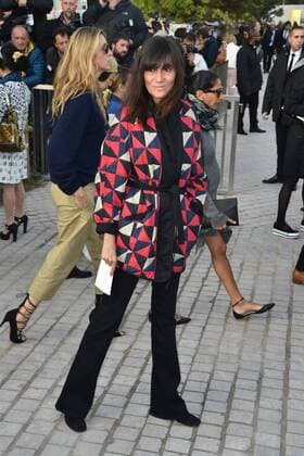 Emmanuelle Alt CELEBRITES : Modenschau Louis Vuitton - Pret a Porter Printemps Ete 2016 - 07 10 2015 LIONELURMANx 