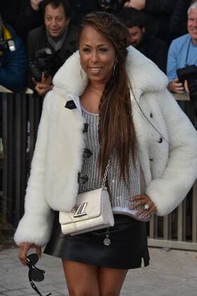 Marjorie Harvey CELEBRITES : Modenschau Louis Vuitton - Pret a Porter Printemps Ete 2016 - 07 10 2015 LIONELURMANx 