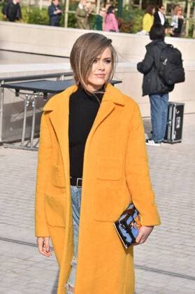 Kristina Bazan CELEBRITES : Modenschau Louis Vuitton - Pret a Porter Printemps Ete 2016 - 07 10 2015 