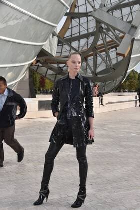 Tanya Dziahileva (Tanya Dyagileva) CELEBRITES : Modenschau Louis Vuitton - Pret a Porter Printemps Ete 2016 - 07 10 2015 