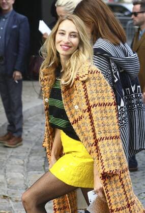 Alexandra Golovanoff CELEBRITES : Modenschau Miu Miu - Pret a Porter Printemps Ete 2016 - 07 10 2015 GwendolineLeGoffx 