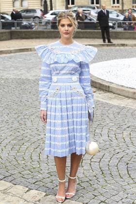 Lala Rudge CELEBRITES : Modenschau Miu Miu - Pret a Porter Printemps Ete 2016 - 07 10 2015 GwendolineLeGoffx 