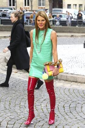 Anna Dello Russo CELEBRITES : Modenschau Miu Miu - Pret a Porter Printemps Ete 2016 - 07 10 2015 GwendolineLeGoffx 
