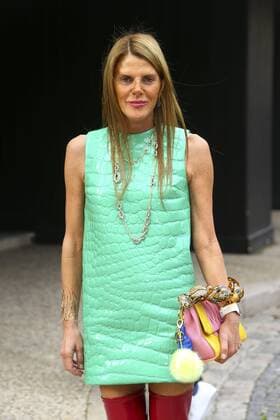 Anna Dello Russo CELEBRITES : Modenschau Miu Miu - Pret a Porter Printemps Ete 2016 - 07 10 2015 GwendolineLeGoffx 