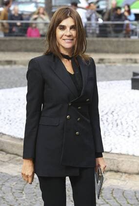 Carine Roitfeld CELEBRITES : Modenschau Miu Miu - Pret a Porter Printemps Ete 2016 - 07 10 2015 GwendolineLeGoffx 