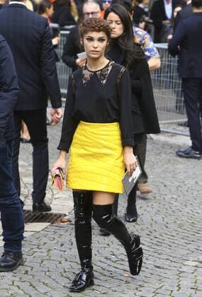 Lola Le Laan CELEBRITES : Modenschau Miu Miu - Pret a Porter Printemps Ete 2016 - 07 10 2015 GwendolineLeGoffx 