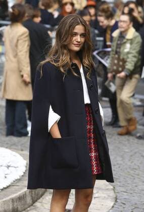 Louise Grinberg CELEBRITES : Modenschau Miu Miu - Pret a Porter Printemps Ete 2016 - 07 10 2015 GwendolineLeGoffx 
