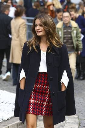 Louise Grinberg CELEBRITES : Modenschau Miu Miu - Pret a Porter Printemps Ete 2016 - 07 10 2015 GwendolineLeGoffx 
