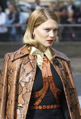 Lea Seydoux CELEBRITES : Modenschau Miu Miu - Pret a Porter Printemps Ete 2016 - 07 10 2015 GwendolineLeGoffx 