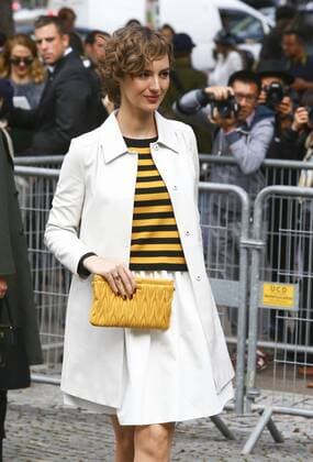 Louise Bourguoin CELEBRITES : Modenschau Miu Miu - Pret a Porter Printemps Ete 2016 - 07 10 2015 GwendolineLeGoffx 