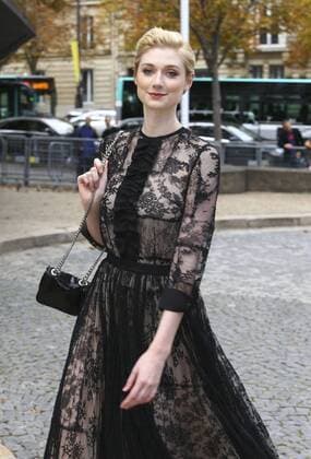 Elizabeth Debicki CELEBRITES : Modenschau Miu Miu - Pret a Porter Printemps Ete 2016 - 07 10 2015 GwendolineLeGoffx 