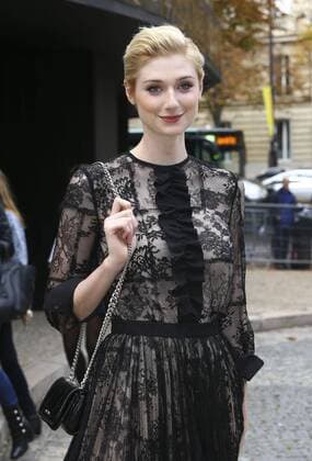 Elizabeth Debicki CELEBRITES : Modenschau Miu Miu - Pret a Porter Printemps Ete 2016 - 07 10 2015 GwendolineLeGoffx 