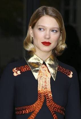Lea Seydoux CELEBRITES : Modenschau Miu Miu - Pret a Porter Printemps Ete 2016 - 07 10 2015 GwendolineLeGoffx 