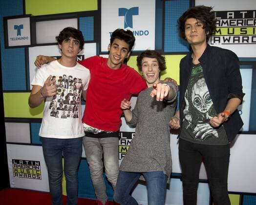 Oct. 7, 2015 - Hollywood, California, U.S - CD9 attends Telemundo s Latin American Music Awards Press Conference after their rehearsal at the Dolby Theatre on Wednesday October 7, 2015 in Hollywood, California. Hollywood U.S. - ZUMAp124