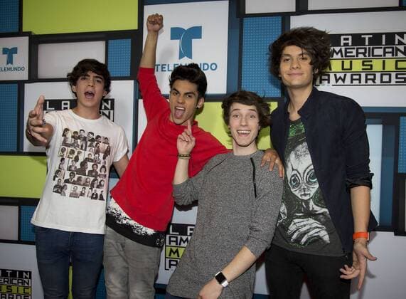 Oct. 7, 2015 - Hollywood, California, U.S - CD9 attends Telemundo s Latin American Music Awards Press Conference after their rehearsal at the Dolby Theatre on Wednesday October 7, 2015 in Hollywood, California. Hollywood U.S. - ZUMAp124