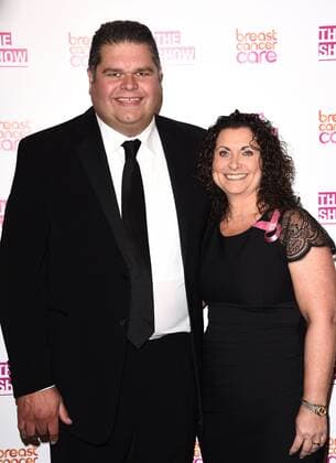 The Breast Cancer Care Fashion Show 2015 London, UK. Jonathan Tapper and Nikki Tapper at The Breast Cancer Care Fashion Show at Grosvenor House, Park Lane, London on Wednesday 7 October 2015. LMK392 -58339-081015 