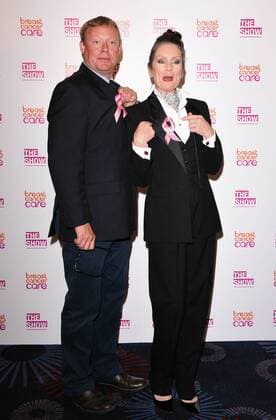 The Breast Cancer Care Fashion Show 2015 London, UK. Ricky Groves and Lorraine Chase at The Breast Cancer Care Fashion Show at Grosvenor House, Park Lane, London on Wednesday 7 October 2015. LMK392 -58339-081015 