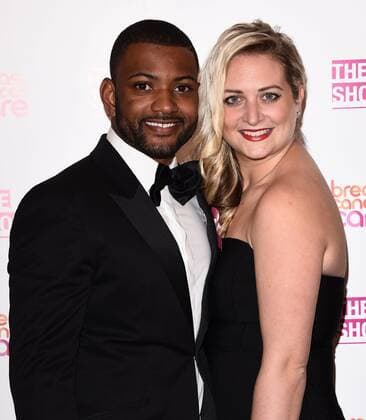 The Breast Cancer Care Fashion Show 2015 London, UK. JB Gill and Chloe Tangney at The Breast Cancer Care Fashion Show at Grosvenor House, Park Lane, London on Wednesday 7 October 2015. LMK392 -58339-081015 