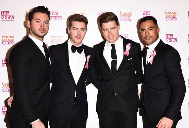 The Breast Cancer Care Fashion Show 2015 London, UK. Jack Pack at The Breast Cancer Care Fashion Show at Grosvenor House, Park Lane, London on Wednesday 7 October 2015. LMK392 -58339-081015 
