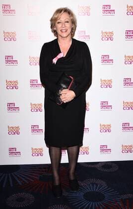 The Breast Cancer Care Fashion Show 2015 London, UK. Lindsay Coulson and Nikki Tapper at The Breast Cancer Care Fashion Show at Grosvenor House, Park Lane, London on Wednesday 7 October 2015. LMK392 -58339-081015 