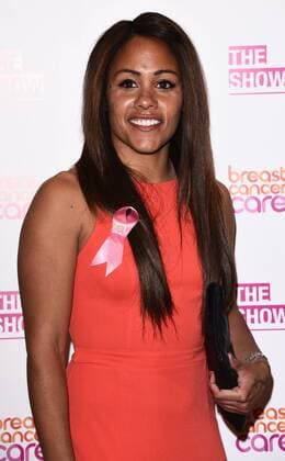 The Breast Cancer Care Fashion Show 2015 London, UK. Alex Scott at The Breast Cancer Care Fashion Show at Grosvenor House, Park Lane, London on Wednesday 7 October 2015. LMK392 -58339-081015 