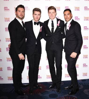 The Breast Cancer Care Fashion Show 2015 London, UK. Jack Pack at The Breast Cancer Care Fashion Show at Grosvenor House, Park Lane, London on Wednesday 7 October 2015. LMK392 -58339-081015 