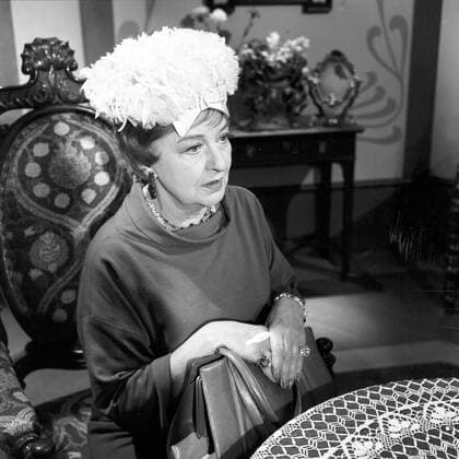 Herrn Walsers Raben, Fernsehspiel, Deutschland 1964, Regie: Dieter Lemmel, Darsteller: Lucie Mannheim Copyright: Roba SiegfriedxPilz UnitedArchives12360