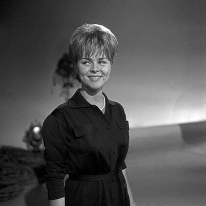 Musik aus Studio B, Musiksendung, Deutschland 1966, Gaststar: die deutsche Sängerin Cornelia Froboess Copyright: Roba SiegfriedxPilz UnitedArchives13870