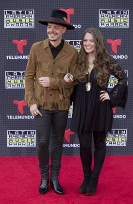Oct. 8, 2015 - Los Angeles, California, U.S - Jesse & Joy on the Red Carpet of the Latin American Music Awards held on Thursday October 8, 2015 at the Dolby Theatre in Hollywood, California. Los Angeles U.S. - ZUMAp124