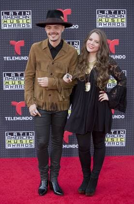 Oct. 8, 2015 - Los Angeles, California, U.S - Jesse & Joy on the Red Carpet of the Latin American Music Awards held on Thursday October 8, 2015 at the Dolby Theatre in Hollywood, California. Los Angeles U.S. - ZUMAp124