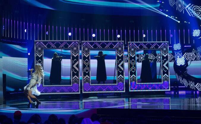 Oct. 8, 2015 - Hollywood, CALIFORNIA, UNITED STATES OF AMERICA - Gloria Trevia onstage during Telemundo s Latin American Music Awards at the Dolby Theatre on October 8, 2015 in Hollywood, California..ARMANDO ARORIZO. Hollywood UNITED STATES OF AMERICA - ZUMAa60_