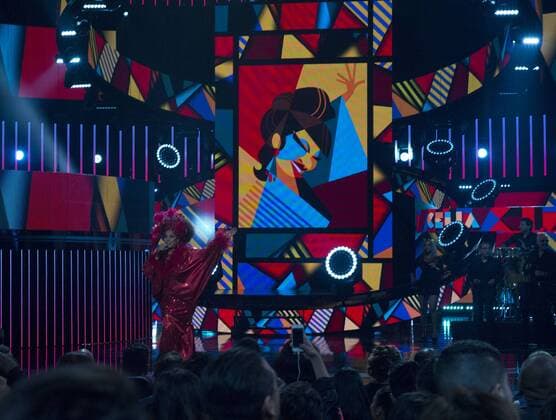 Oct. 8, 2015 - Hollywood, CALIFORNIA, UNITED STATES OF AMERICA - Tribute on Celia Cruz for her Life Achievement award onstage during Telemundo s Latin American Music Awards at the Dolby Theatre on October 8, 2015 in Hollywood, California..ARMANDO ARORIZO. Hollywood UNITED STATES OF AMERICA - ZUMAa60_