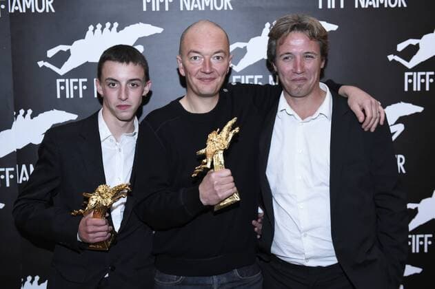 - NAMUR, BELGIUM: Olivier Gourmet is pictured during the Ceremonie des Bayard prize award ceremony at the 30th edition of the FIFF Festival Internationale du Film Francophone de Namur, Friday 09 October 2015, in Namur.  JOHNxTHYS 04717583