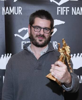 - NAMUR, BELGIUM: Producer Anthony Rey is pictured during the Ceremonie des Bayard prize award ceremony at the 30th edition of the FIFF Festival Internationale du Film Francophone de Namur, Friday 09 October 2015, in Namur.  JOHNxTHYS 04717603