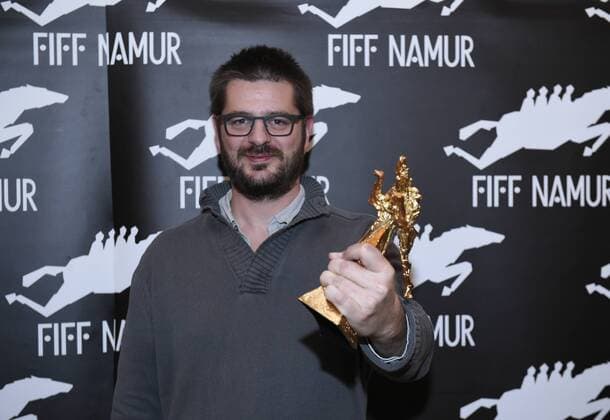 - NAMUR, BELGIUM: Producer Anthony Rey is pictured during the Ceremonie des Bayard prize award ceremony at the 30th edition of the FIFF Festival Internationale du Film Francophone de Namur, Friday 09 October 2015, in Namur.  JOHNxTHYS 04717602