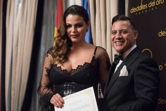 Marisa Jara en los Premios Dedales de Oro 2015 en Madrid. 588 cordon press Marisa Jara at the Dedales de Oro Awards 2015 in Madrid. Cordon Press 
