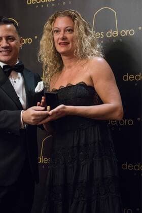 Sonia Dominguez en los Premios Dedales de Oro 2015 en Madrid. 588 cordon press Sonia Dominguez at the Dedales de Oro Awards 2015 in Madrid. Cordon Press 