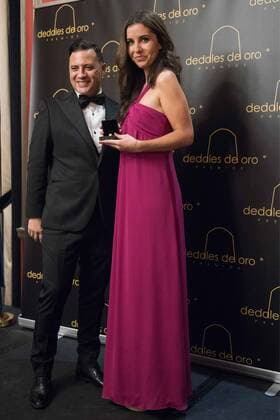 Andrea Chavarri en los Premios Dedales de Oro 2015 en Madrid. 588 cordon press Andrea Chavarri at the Dedales de Oro Awards 2015 in Madrid. Cordon Press 