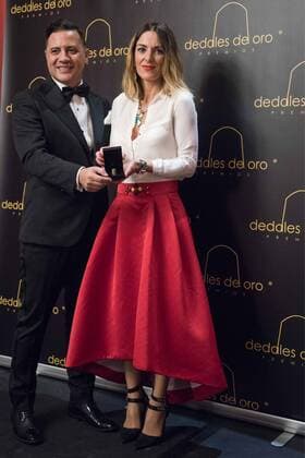 Eva Vidal en los Premios Dedales de Oro 2015 en Madrid. 588 cordon press Eva Vidal at the Dedales de Oro Awards 2015 in Madrid. Cordon Press 