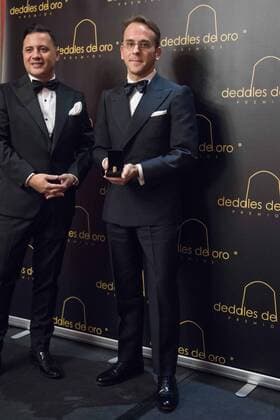 Agustin Garcia Montero en los Premios Dedales de Oro 2015 en Madrid. 588 cordon press Agustin Garcia Montero at the Dedales de Oro Awards 2015 in Madrid. Cordon Press 