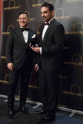 David Plaza en los Premios Dedales de Oro 2015 en Madrid. 588 cordon press David Plaza at the Dedales de Oro Awards 2015 in Madrid. Cordon Press 