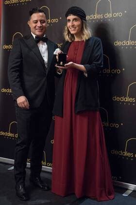 Eulalia Mateos en los Premios Dedales de Oro 2015 en Madrid. 588 cordon press Eulalia Mateos at the Dedales de Oro Awards 2015 in Madrid. Cordon Press 