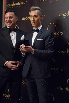 Jesus Reyes en los Premios Dedales de Oro 2015 en Madrid. 588 cordon press Jesus Reyes at the Dedales de Oro Awards 2015 in Madrid. Cordon Press 