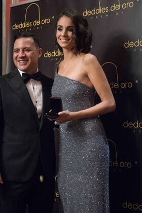 Claudina Jimenez Mata en los Premios Dedales de Oro 2015 en Madrid. 588 cordon press Claudina Jimenez Mata at the Dedales de Oro Awards 2015 in Madrid. Cordon Press 