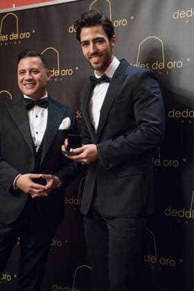 Javier Fernandez en los Premios Dedales de Oro 2015 en Madrid. 588 cordon press Javier Fernandez at the Dedales de Oro Awards 2015 in Madrid. Cordon Press 