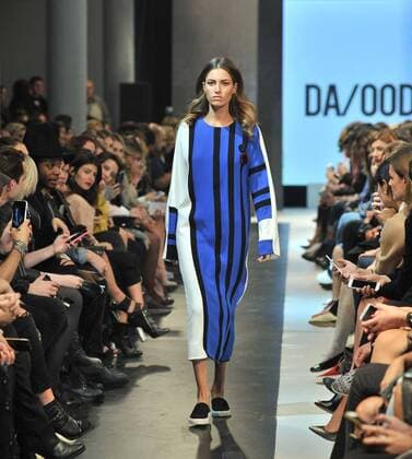 (151011) -- TBILISI, Oct. 11, 2015 -- A model presents a creation by Dalood from Georgia during the Tbilisi Spring Fashion Week 2016, in Tbilisi, capital of Georgia, on Oct. 11, 2015. ) GEORGIA-TBILISI-SPRING FASHION WEEK-CLOSING CEREMONY KulumbegashvilixTamuna 