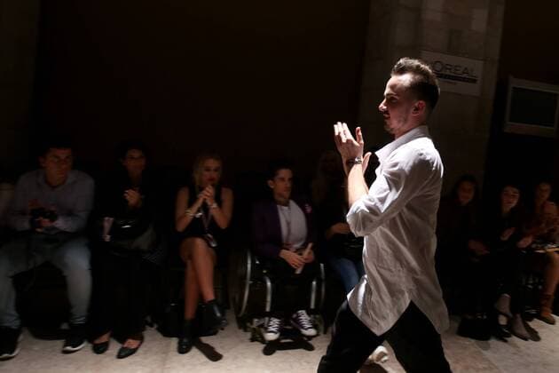 Oct. 11, 2015 - Lisbon, Portugal - The Polish fashion designer Piotr Drzal presents the Spring Summer 2016 creations during Lisbon Fashion Week - Moda Lisboa The Timers at the Patio da Gale on Terreiro do Paco Square in Lisbon on October 10, 2015. Lisbon Portugal  - ZUMAn230