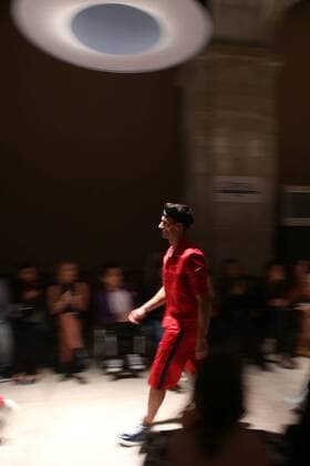 Oct. 11, 2015 - Lisbon, Portugal - The Polish fashion designer Piotr Drzal presents the Spring Summer 2016 creations during Lisbon Fashion Week - Moda Lisboa The Timers at the Patio da Gale on Terreiro do Paco Square in Lisbon on October 10, 2015. Lisbon Portugal  - ZUMAn230